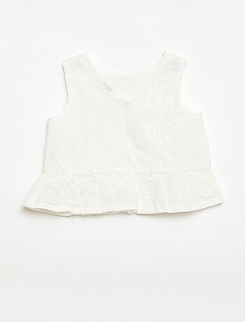 Pack blusa + pantalón con bordados - 2 piezas