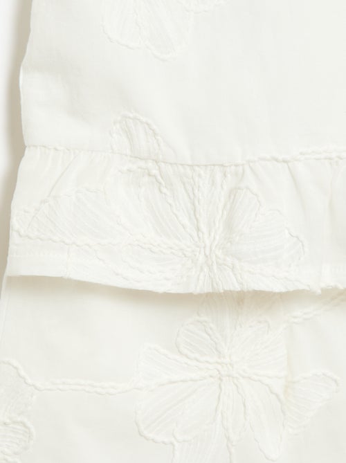 Pack blusa + pantalón con bordados - 2 piezas - Kiabi