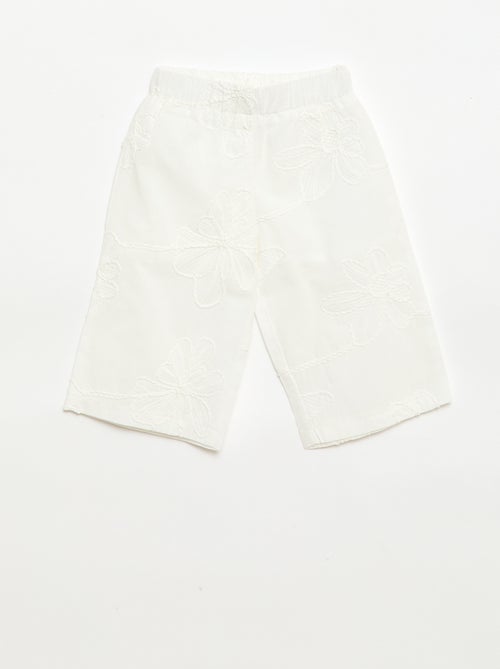 Pack blusa + pantalón con bordados - 2 piezas - Kiabi