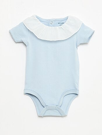 Pack bodies con cuello Claudine - 2 piezas