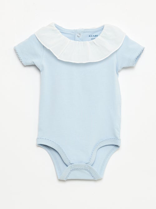 Pack bodies con cuello Claudine - 2 piezas - Kiabi