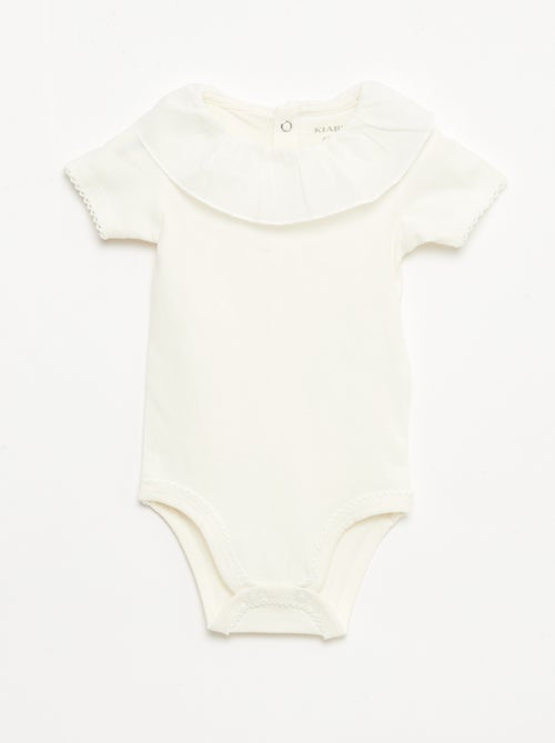 Pack bodies con cuello Claudine - 2 piezas - Kiabi