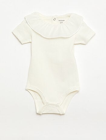 Pack bodies con cuello Claudine - 2 piezas