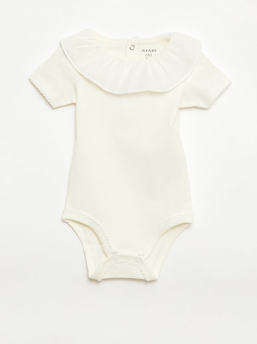 Pack bodies con cuello Claudine - 2 piezas - Kiabi