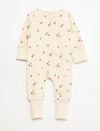 Pack body evolutivo + pijama en punto canalé