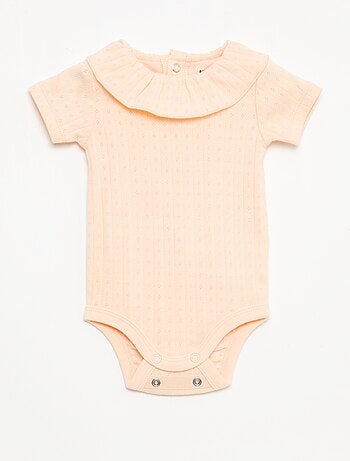 Pack body evolutivo + pijama en punto canalé