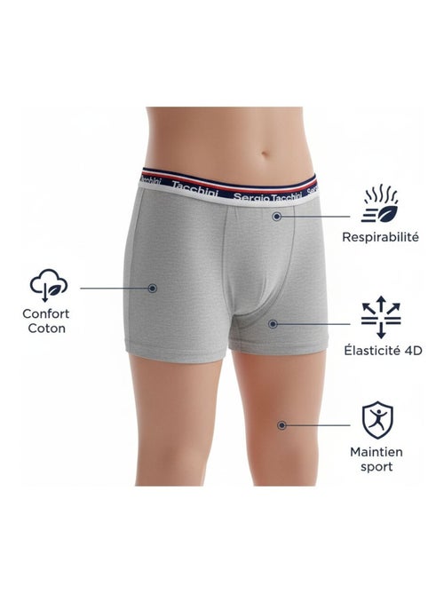 Pack Boxer Niño SERGIO TACCHINI (Pack de 3) - Kiabi Pack Boxer Niño SERGIO TACCHINI (Pack de 3) - Kiabi