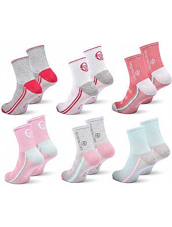 Pack Calcetines cortos Niña Quarter SERGIO TACCHINI - 6 pares