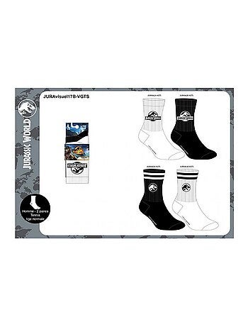 Pack calcetines HOMBRE JURASSIC WORLD - Pack de 4