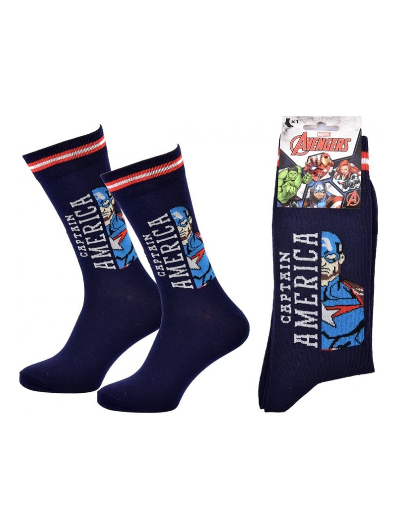 Pack Calcetines Hombre MARVEL AVENGERS Azul marino - Kiabi