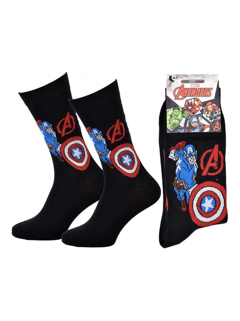 Pack Calcetines Hombre MARVEL AVENGERS Negro Azul Blanco - Kiabi