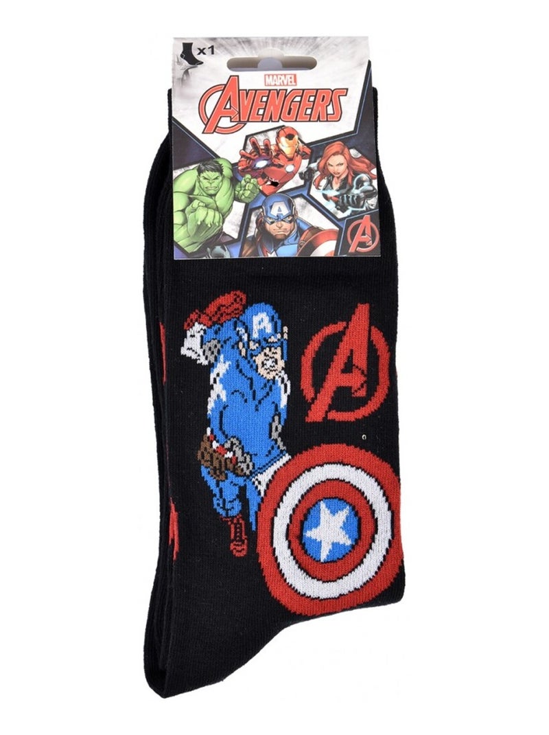 Pack Calcetines Hombre MARVEL AVENGERS Negro Azul Blanco - Kiabi