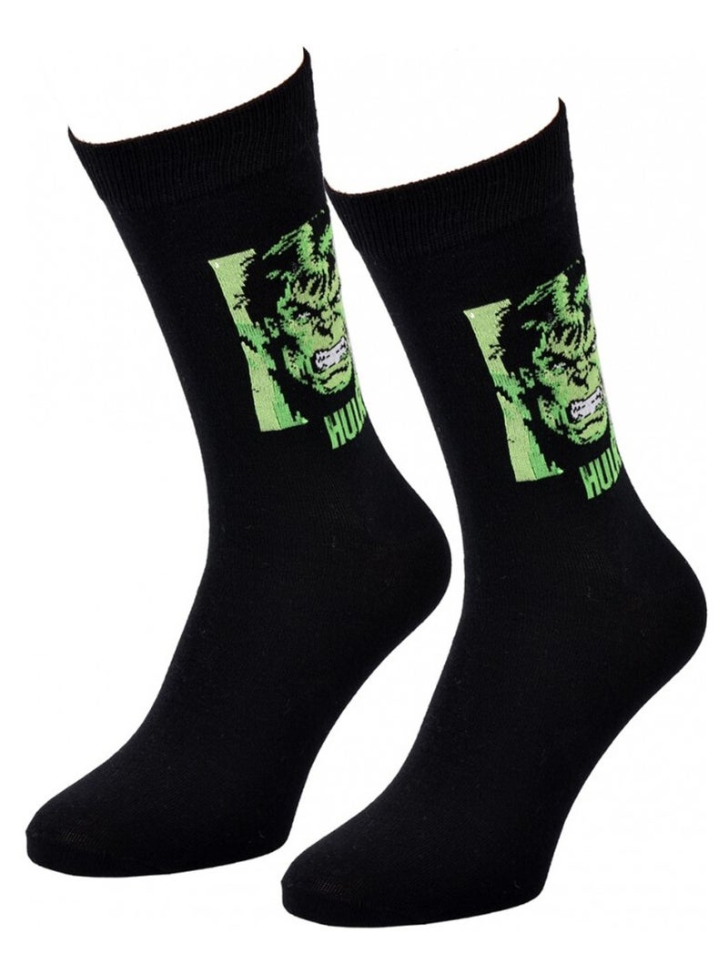 Pack Calcetines Hombre MARVEL AVENGERS Negro Verde - Kiabi