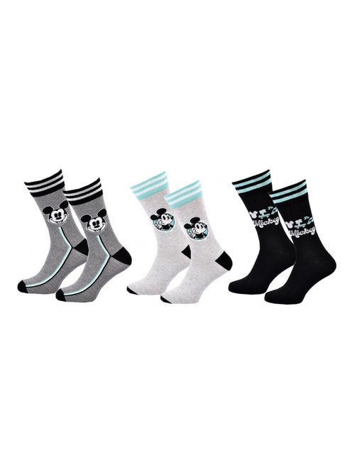Pack calcetines hombre MICKEY - Pack de 3 - Kiabi