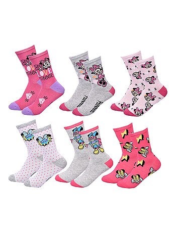 Pack calcetines niña DISNEY MINNIE 6 pares