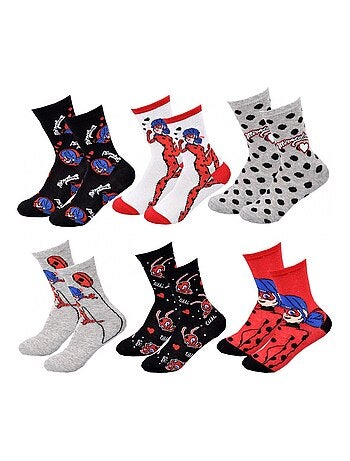 Pack Calcetines Niña MIRACULOUS - 6 Pares