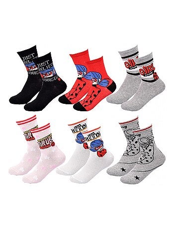 Pack Calcetines Niña MIRACULOUS - 6 Pares