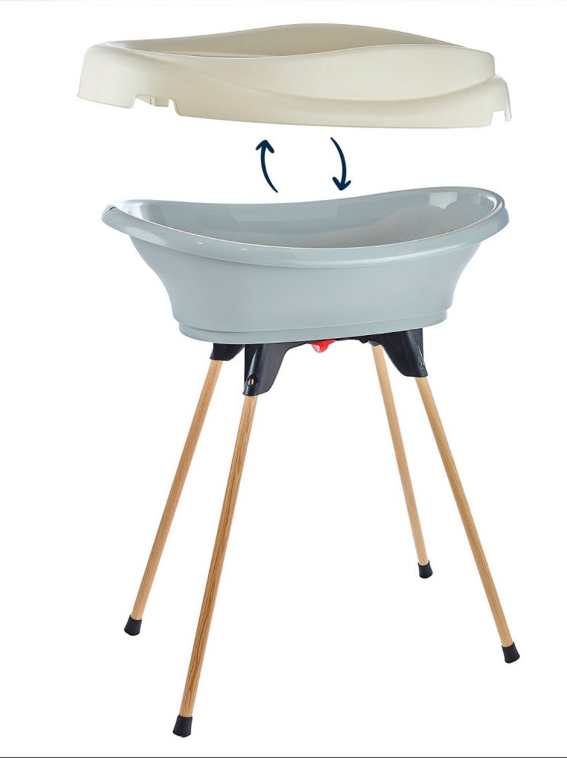 Pack cambiador y bañera VASCO Thermobaby 2 en 1 plegable Gris - Kiabi