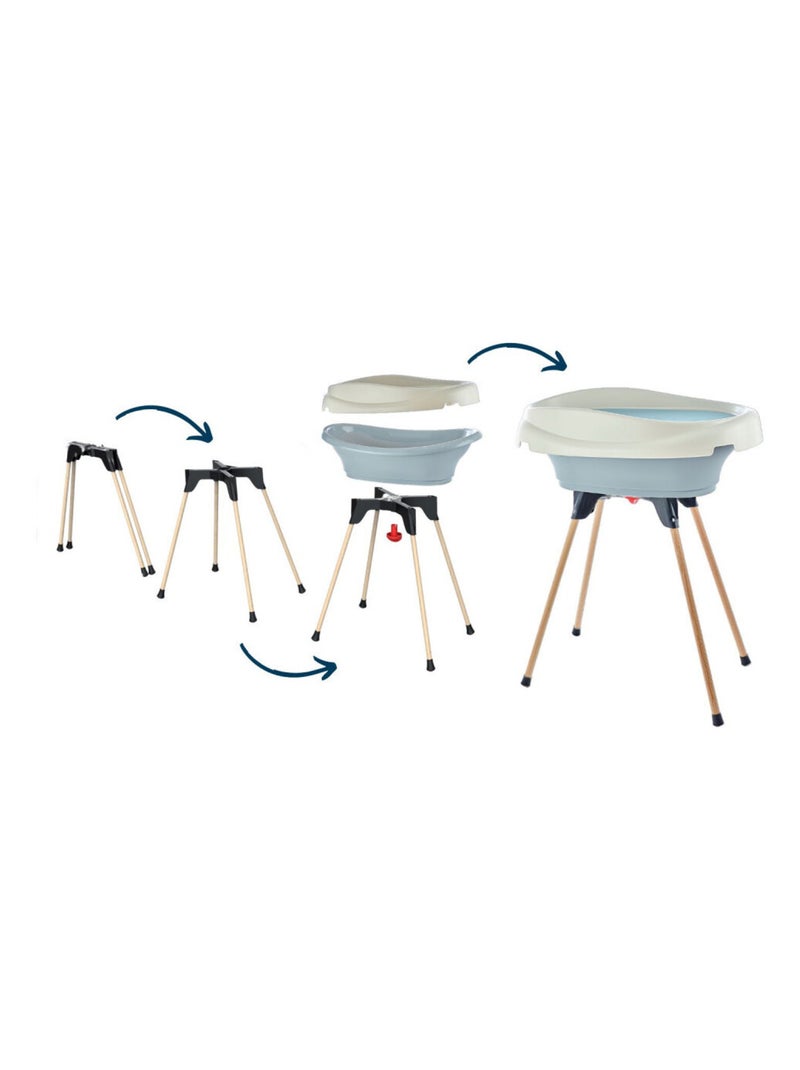 Pack cambiador y bañera VASCO Thermobaby 2 en 1 plegable Gris - Kiabi
