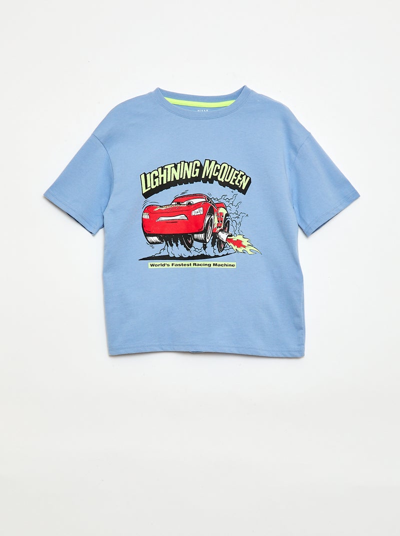 Pack camiseta + bermuda 'Cars' 'Disney' 'Pixar' - 2 piezas Azul - Kiabi