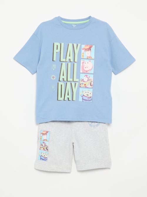 Pack camiseta + bermuda 'Cars' 'Disney' 'Pixar' - 2 piezas - Kiabi Pack camiseta + bermuda 'Cars' 'Disney' 'Pixar' - 2 piezas - Kiabi
