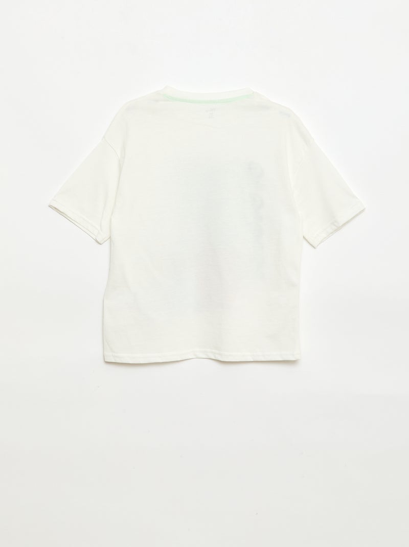 Pack camiseta + bermuda 'Cars' 'Disney' 'Pixar' - 2 piezas Blanco - Kiabi