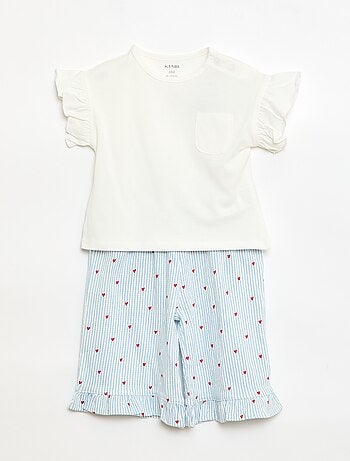 Pack camiseta + pantalón - 2 bolsillos