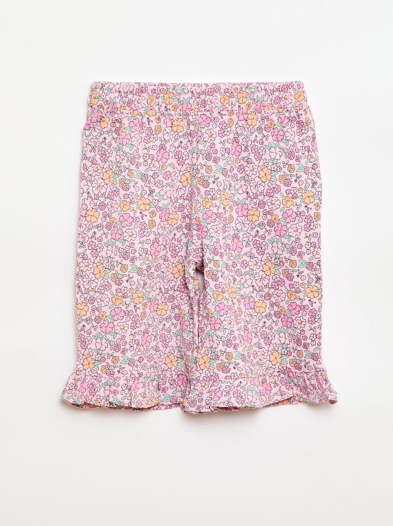 Pack camiseta + pantalón - 2 bolsillos Rosa - Kiabi