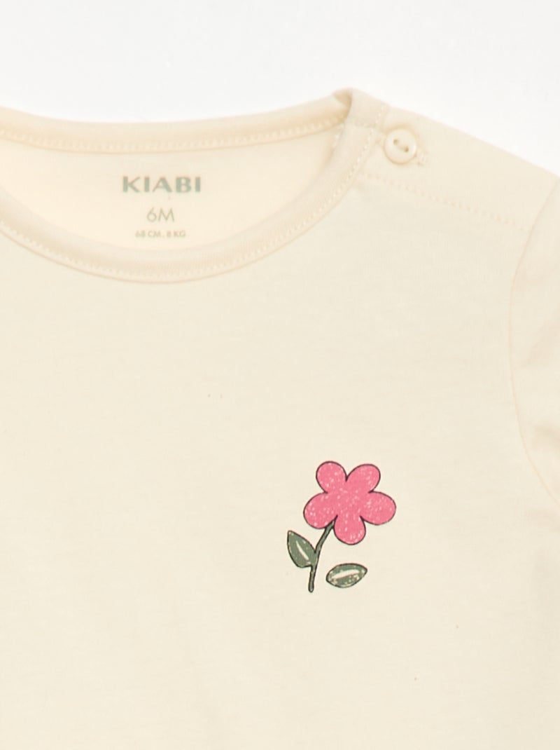 Pack camiseta + pantalón corto estampado Azul - Kiabi