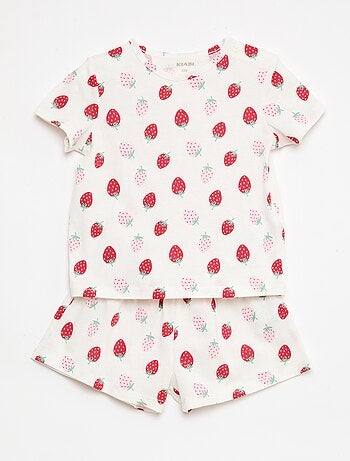 Pack camiseta + pantalón corto estampado
