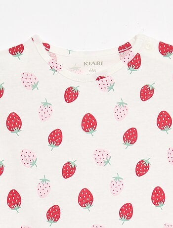 Pack camiseta + pantalón corto estampado