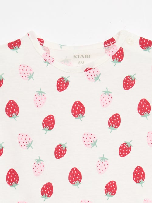 Pack camiseta + pantalón corto estampado - Kiabi