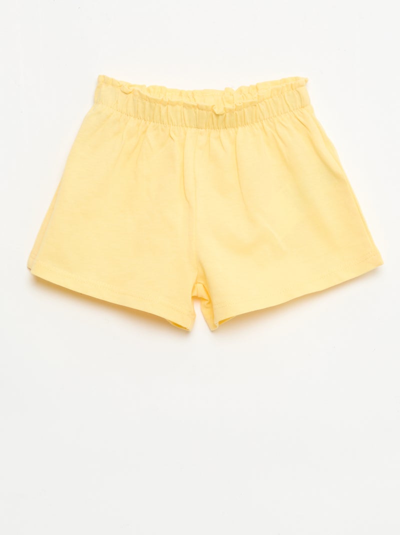 Pack camiseta + pantalón corto estampado Blanco - Kiabi