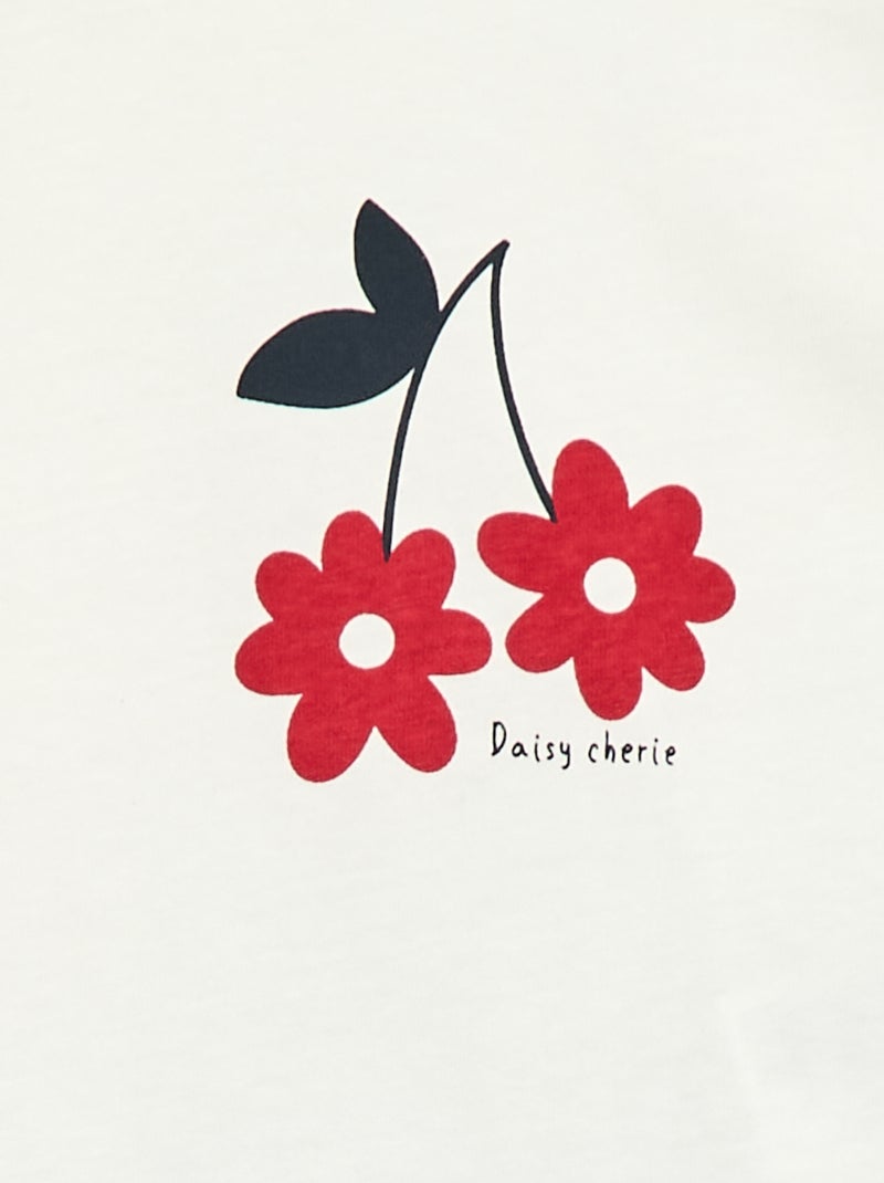 Pack camiseta + pantalón corto estampado Blanco - Kiabi