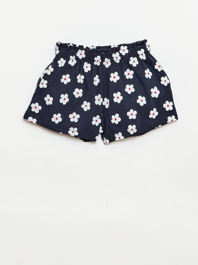 Pack camiseta + pantalón corto estampado Blanco - Kiabi