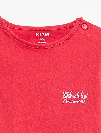 Pack camiseta + pantalón corto estampado