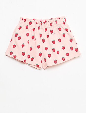 Pack camiseta + pantalón corto estampado