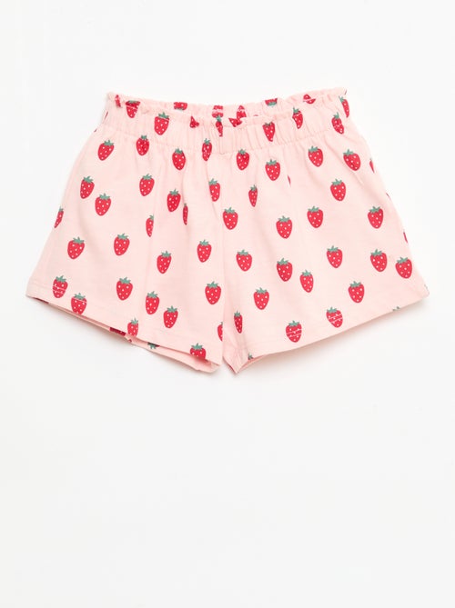 Pack camiseta + pantalón corto estampado - Kiabi