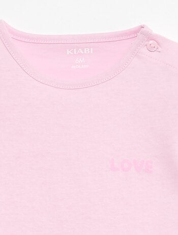 Pack camiseta + pantalón corto estampado