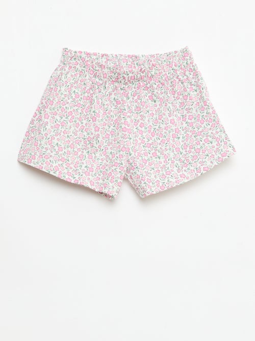 Pack camiseta + pantalón corto estampado - Kiabi