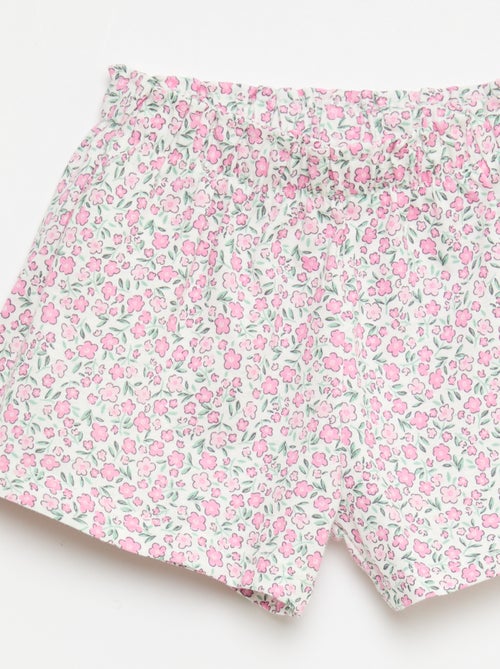 Pack camiseta + pantalón corto estampado - Kiabi