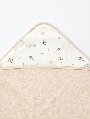 Pack con capa de baño + manopla 'Petit béguin'
