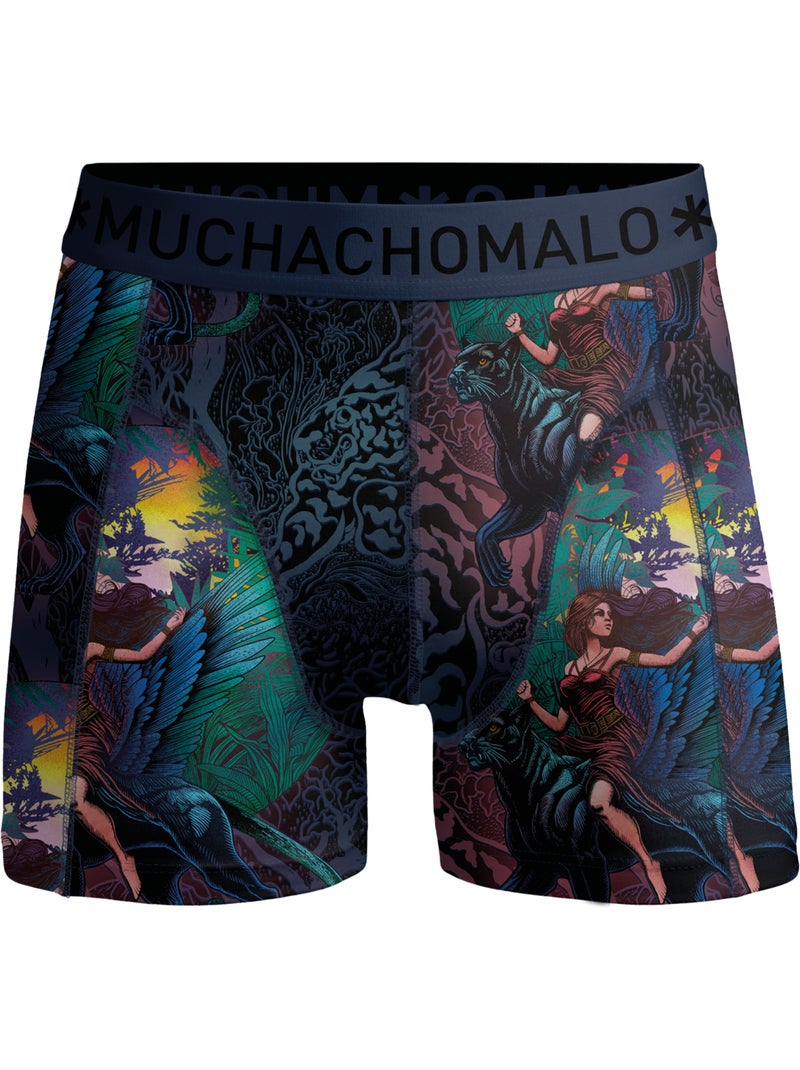 Pack de 10 bóxers Muchachomalo Azul Negro - Kiabi