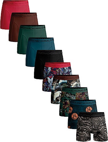 Pack de 10 bóxers Muchachomalo