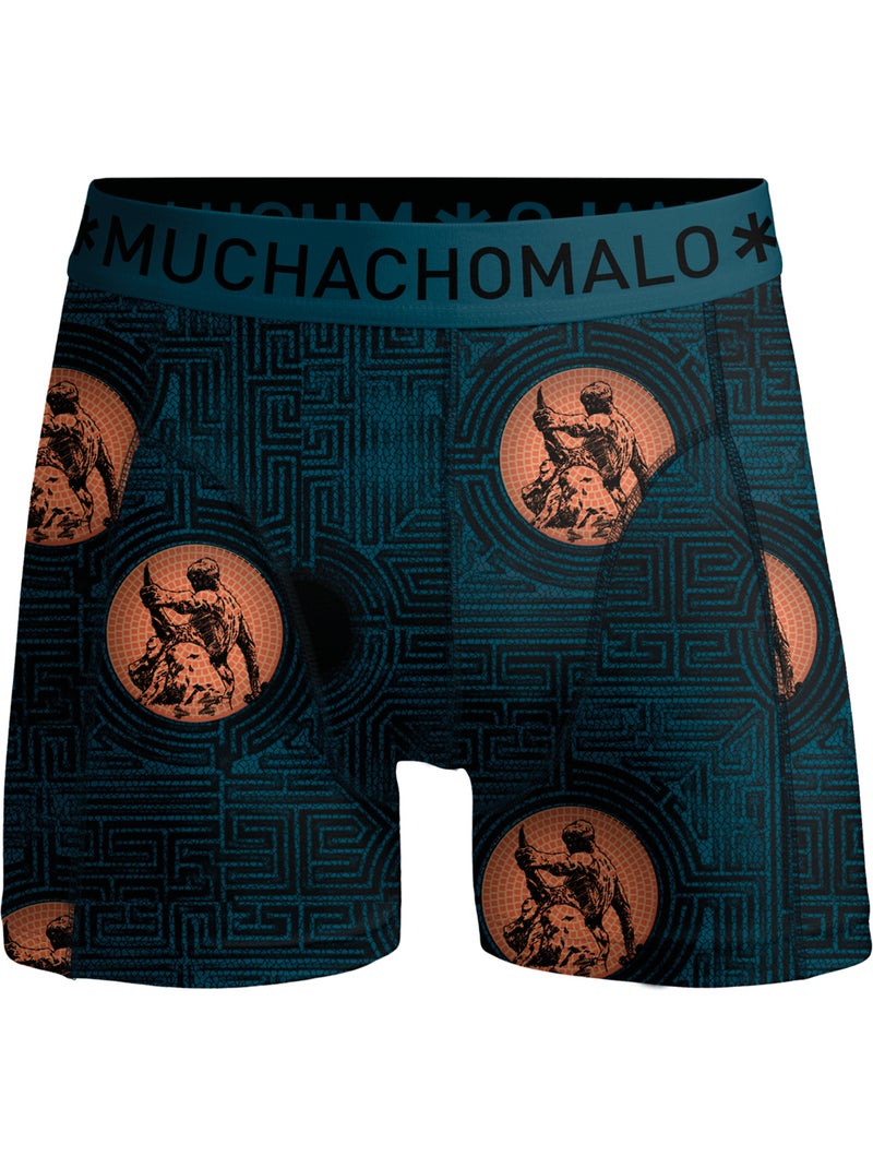 Pack de 10 bóxers Muchachomalo Azul Verde Azul - Kiabi