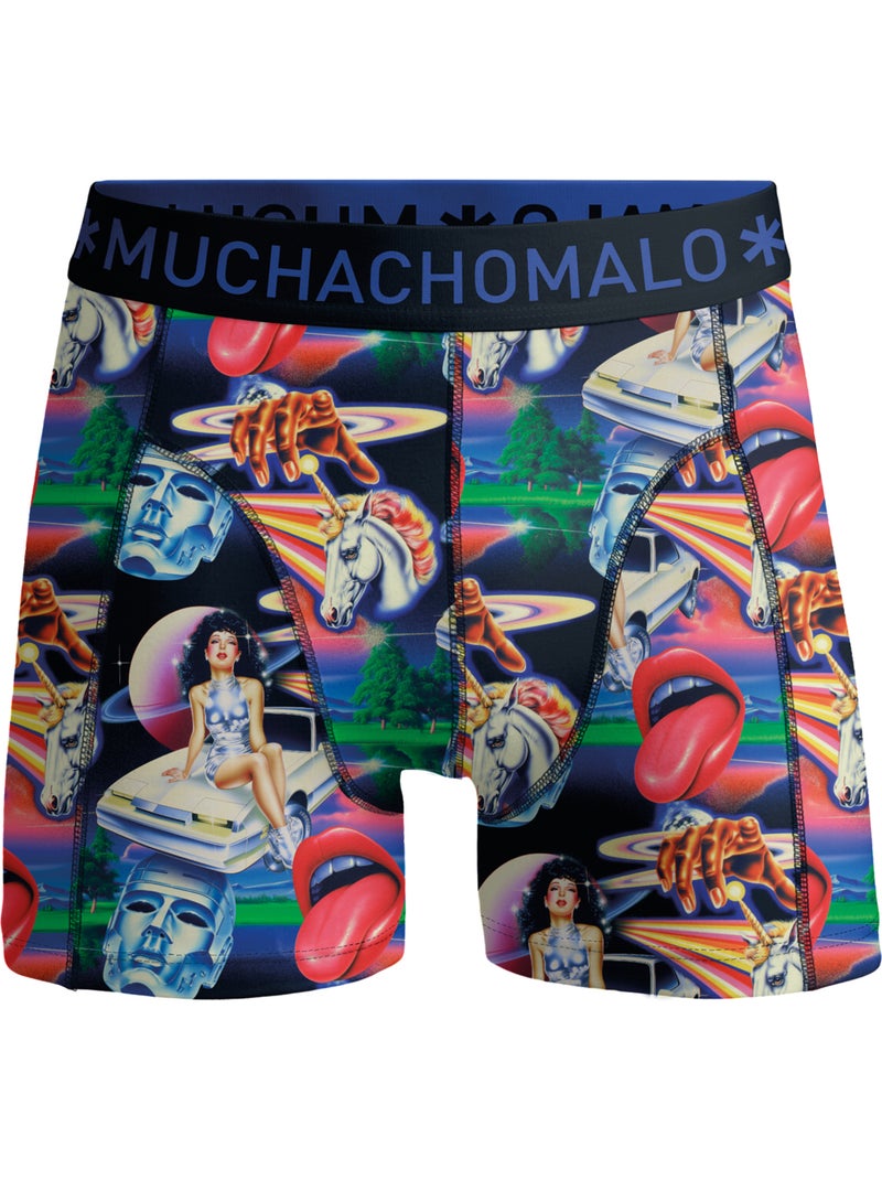 Pack de 10 bóxers Muchachomalo Negro/Azul/Verde - Kiabi