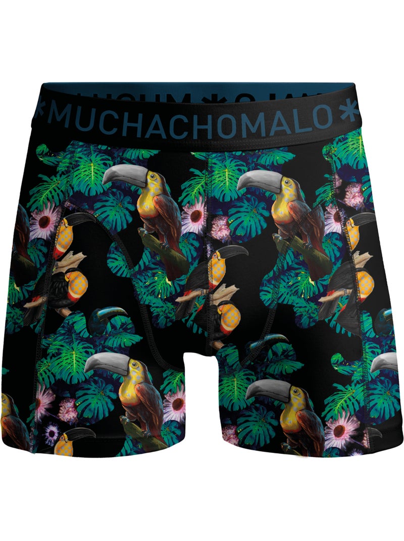 Pack de 10 bóxers Muchachomalo Negro/Azul/Verde - Kiabi