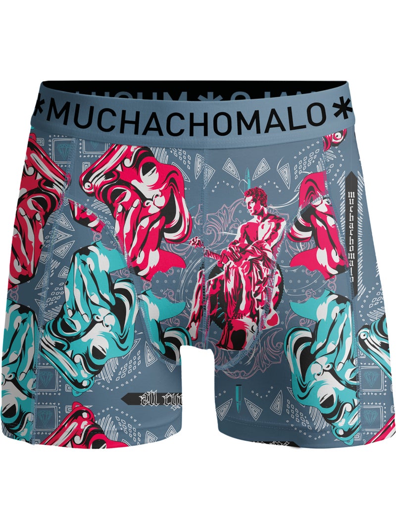 Pack de 10 bóxers Muchachomalo Negro/Azul/Verde - Kiabi