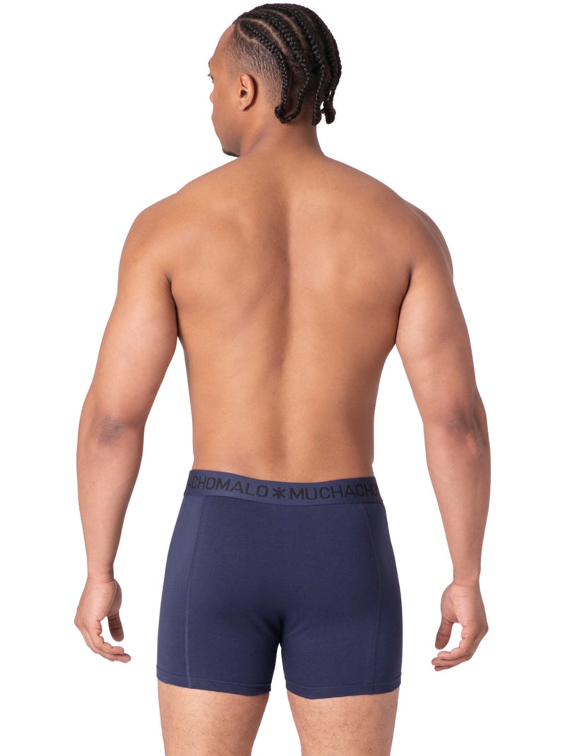Pack de 10 b?xers Muchachomalo Azul Negro - Kiabi