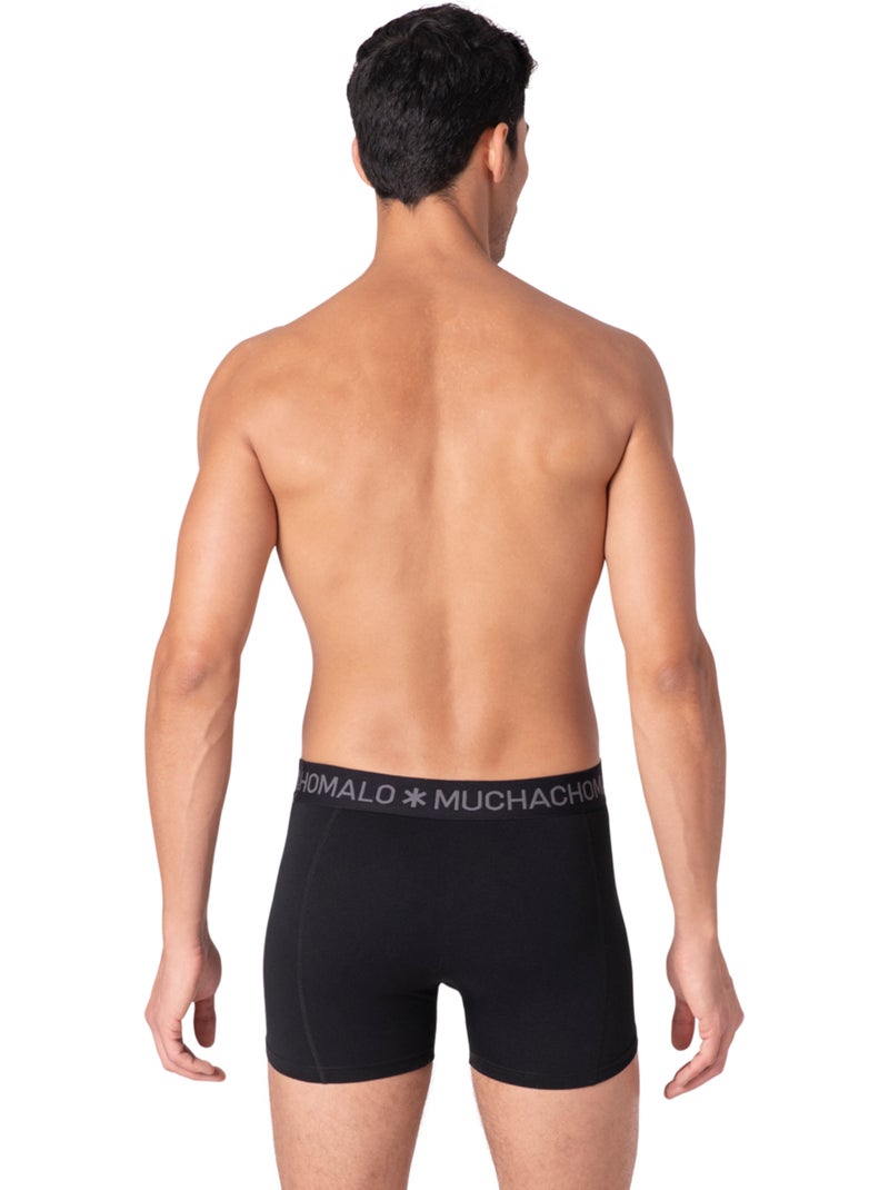 Pack de 10 b?xers Muchachomalo Azul Negro - Kiabi